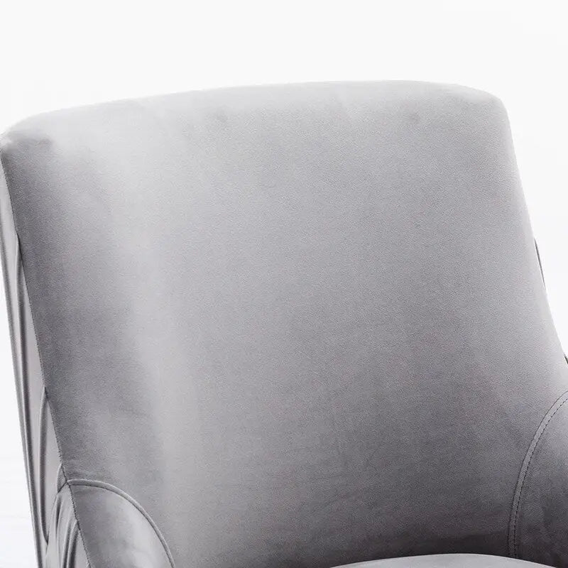 Velvet Dining Chairs Set of 8, Modern Glam Tufted Chairs with Gold Accents, 250 lbs Capacity Each