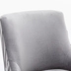 Velvet Dining Chairs Set of 8, Modern Glam Tufted Chairs with Gold Accents, 250 lbs Capacity Each