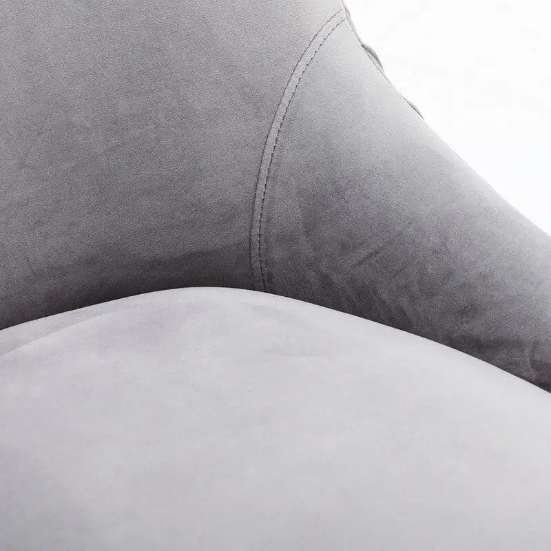 Velvet Dining Chairs Set of 8, Modern Glam Tufted Chairs with Gold Accents, 250 lbs Capacity Each