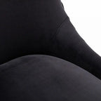 Velvet Dining Chairs Set of 8, Modern Glam Tufted Chairs with Gold Accents, 250 lbs Capacity Each