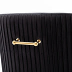 Velvet Dining Chairs Set of 8, Modern Glam Tufted Chairs with Gold Accents, 250 lbs Capacity Each