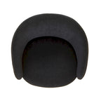 Mid-Century Barrel Back Accent Chair - Velvet Upholstery - Metal Legs - 28.74"W x 26.77"D x 28.35"H - Dense Foam - Easy Assembly - Multiple Colors