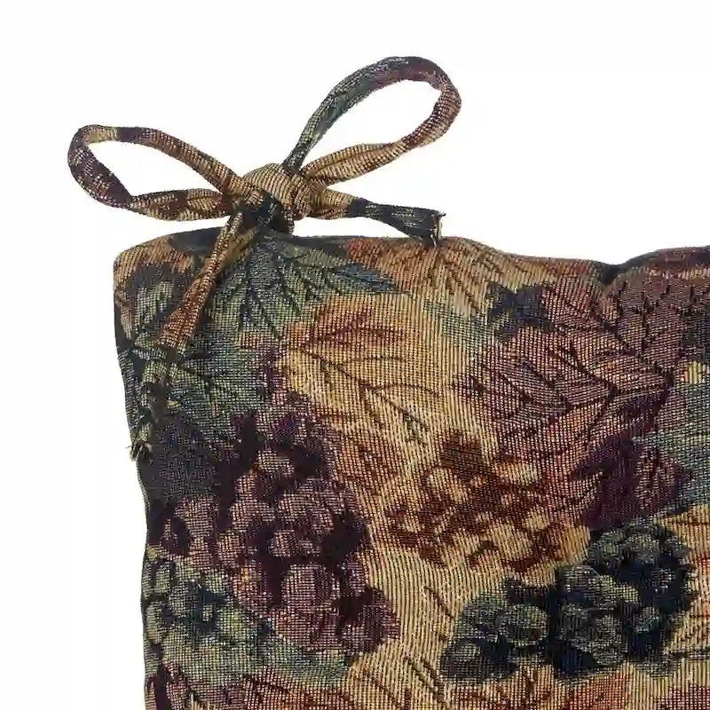 Jumbo Rocking Chair Cushion Set - 17x17x3" Seat & 20x17x3" Back - Multi-Colored Polyester Cotton Blend - Indoor Use