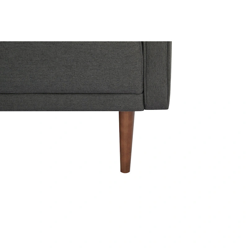 Convertible Sofa Bed 76"W, 3-Seat with Split Back, Removable Arms, Pine Wood Frame, Polyester