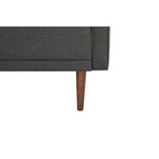 Convertible Sofa Bed 76"W, 3-Seat with Split Back, Removable Arms, Pine Wood Frame, Polyester