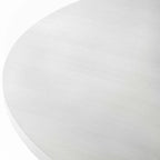 5-Piece Round Dining Set with Trestle Table & 4 Velvet Chairs, 45" Table, Gold Metal Legs, Modern