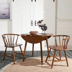 35" Round Folding Dining Table, Space-Saving Collapsible Kitchen Table, 29"H, Versatile Design