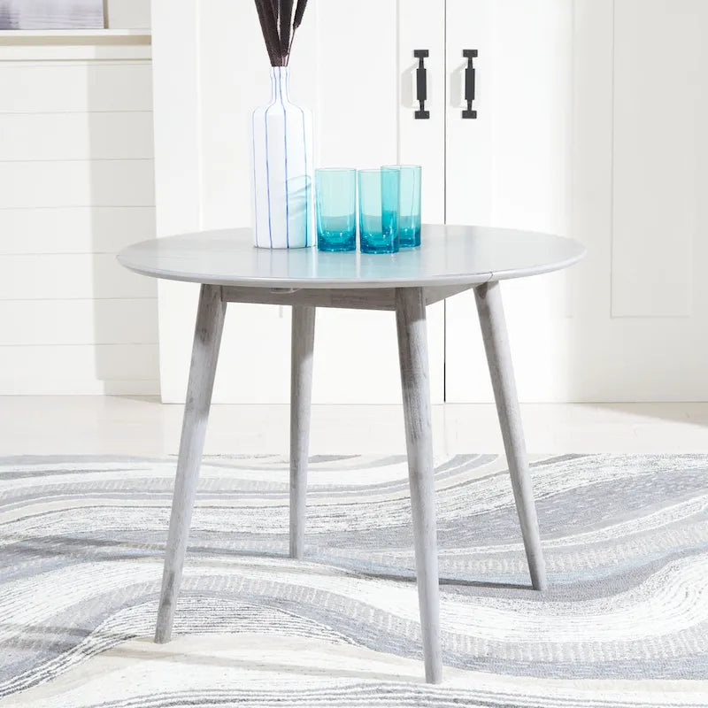 35" Round Folding Dining Table, Space-Saving Collapsible Kitchen Table, 29"H, Versatile Design