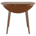 35" Round Folding Dining Table, Space-Saving Collapsible Kitchen Table, 29"H, Versatile Design