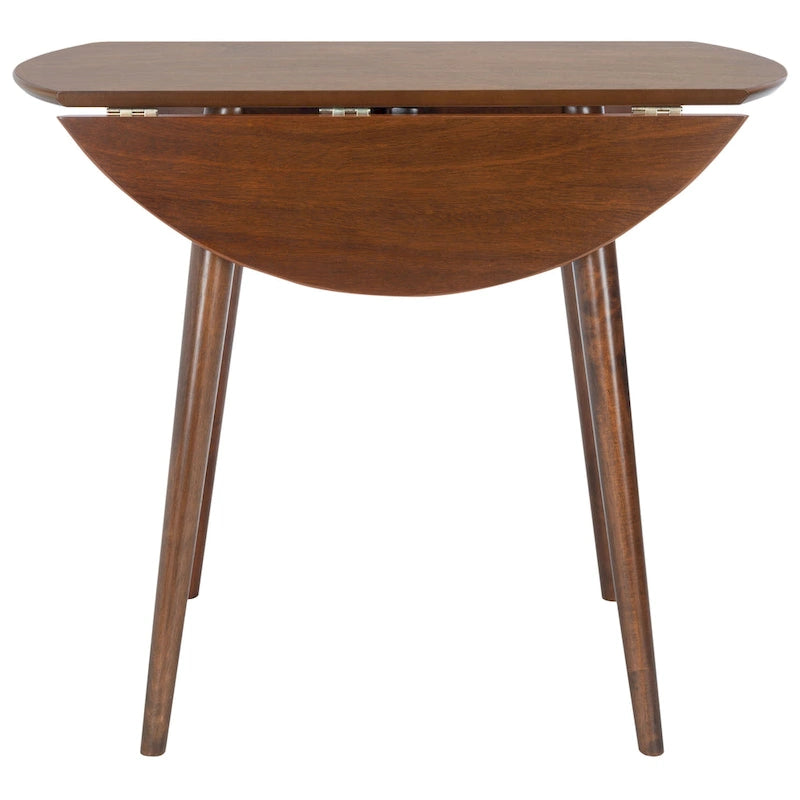 35" Round Folding Dining Table, Space-Saving Collapsible Kitchen Table, 29"H, Versatile Design