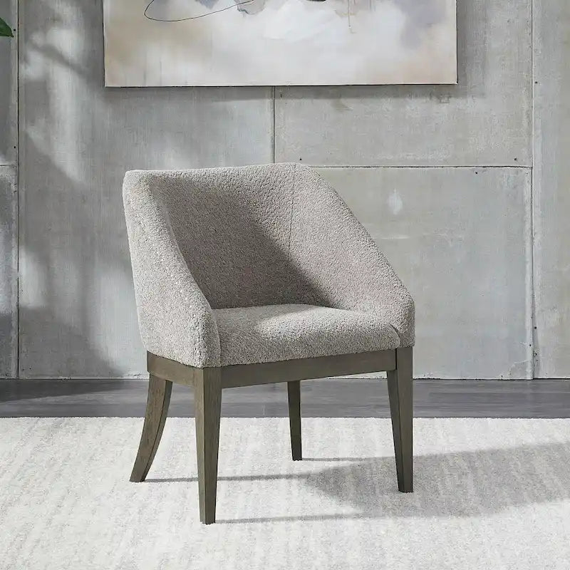 5-Piece Dining Set with Extendable Pedestal Table & 4 Upholstered Chairs, Rubberwood, Espresso Finish