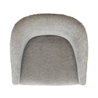 5-Piece Dining Set with Extendable Pedestal Table & 4 Upholstered Chairs, Rubberwood, Espresso Finish