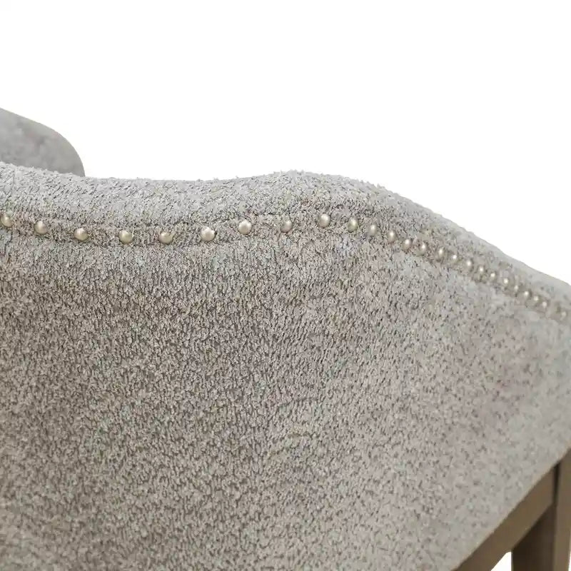 5-Piece Dining Set with Extendable Pedestal Table & 4 Upholstered Chairs, Rubberwood, Espresso Finish