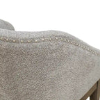 5-Piece Dining Set with Extendable Pedestal Table & 4 Upholstered Chairs, Rubberwood, Espresso Finish