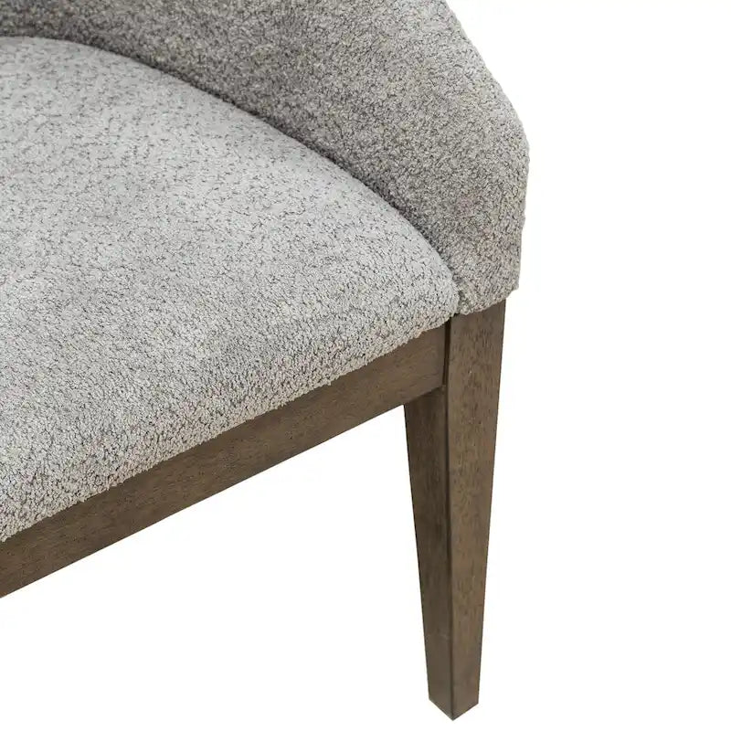 5-Piece Dining Set with Extendable Pedestal Table & 4 Upholstered Chairs, Rubberwood, Espresso Finish